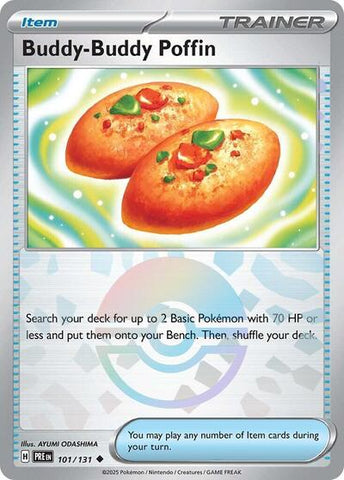 Buddy-Buddy Poffin (Poke Ball Pattern) - SV: Prismatic Evolutions #101/131 - Foil