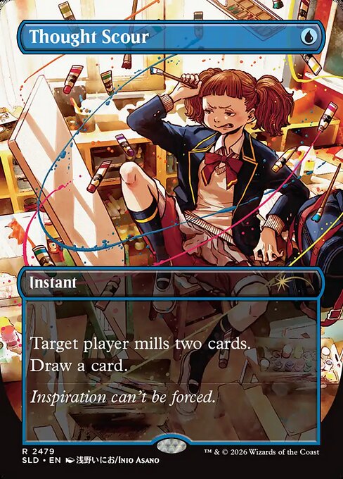 Thought Scour - Secret Lair Drop #2479 - Borderless Foil — product image