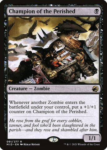 Champion of the Perished - Innistrad: Midnight Hunt #91 - Foil