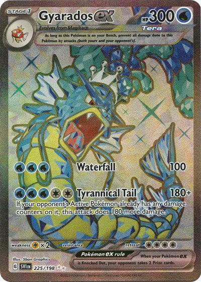 Gyarados ex - 225/198 - SV01: Scarlet & Violet Base Set #225/198 - Foil — product image