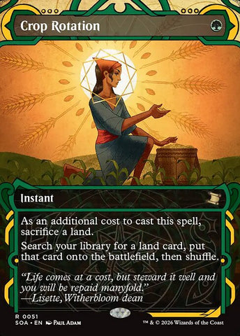 Crop Rotation - Secrets of Strixhaven Mystical Archive #51 - Showcase Non-Foil