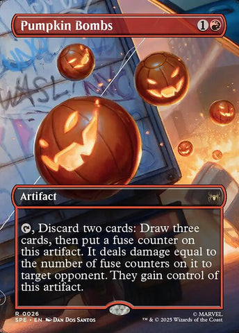 Pumpkin Bombs - Marvel's Spider-Man Eternal #26 - Borderless Non-Foil