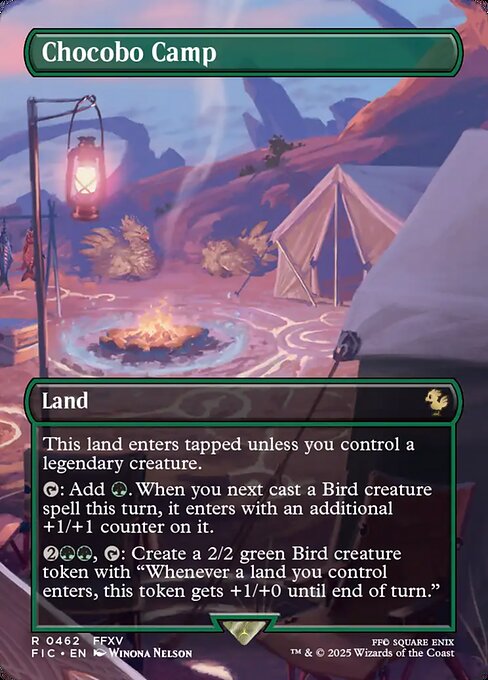 Chocobo Camp - Final Fantasy Commander #462 - Borderless Foil — product image
