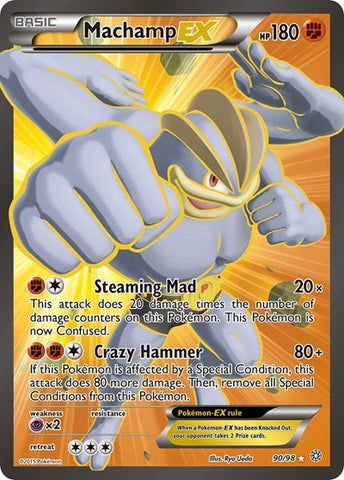 Machamp EX (90 Full Art) - XY - Ancient Origins #90/98 - Foil