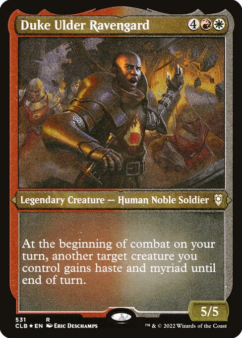 Duke Ulder Ravengard - Commander Legends: Battle for Baldur's Gate #531 - Foil Etched — product image