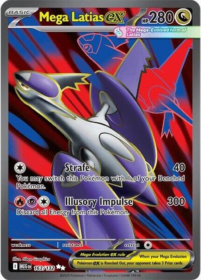 Mega Latias ex - 163/132 - ME01: Mega Evolution #163/132 - Foil — product image