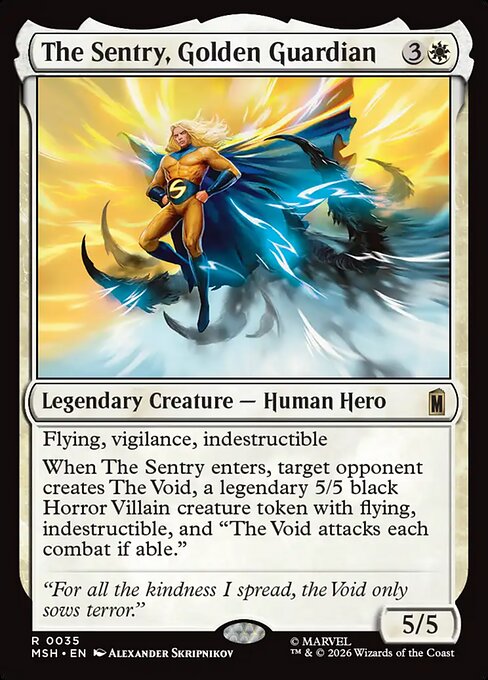 The Sentry, Golden Guardian - Marvel Super Heroes #35 - Foil — product image