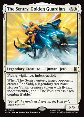 The Sentry, Golden Guardian - Marvel Super Heroes #35 - Foil