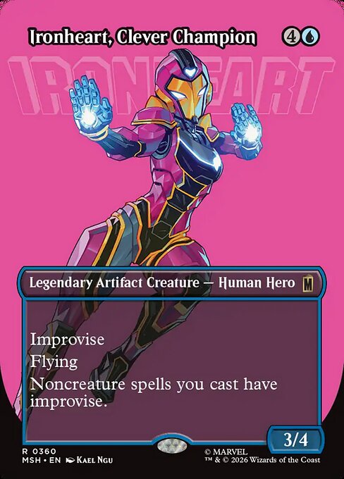 Ironheart, Clever Champion - Marvel Super Heroes #360 - Borderless Foil — product image