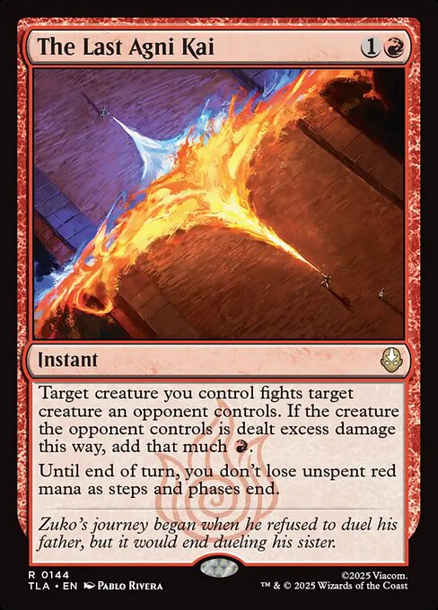 The Last Agni Kai - Avatar: The Last Airbender #144 - Foil — product image