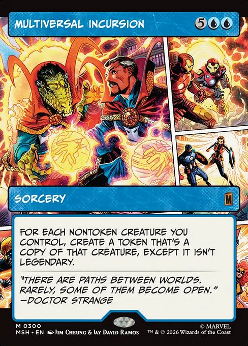 Multiversal Incursion - Marvel Super Heroes #300 - Showcase Non-Foil — product image