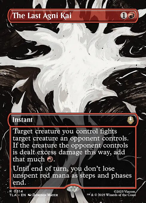 The Last Agni Kai - Avatar: The Last Airbender #314 - Borderless Foil — product image