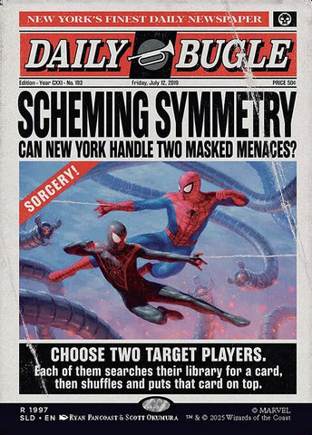 Scheming Symmetry - Secret Lair Drop #1997 - Borderless Foil