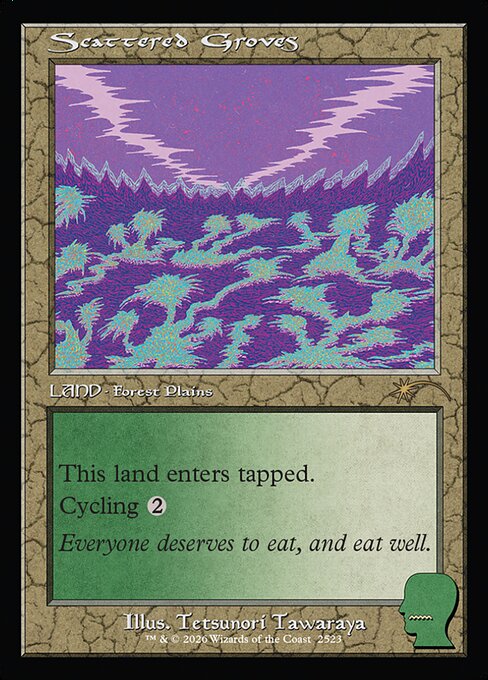 Scattered Groves - Secret Lair Drop #2523 - Foil — product image