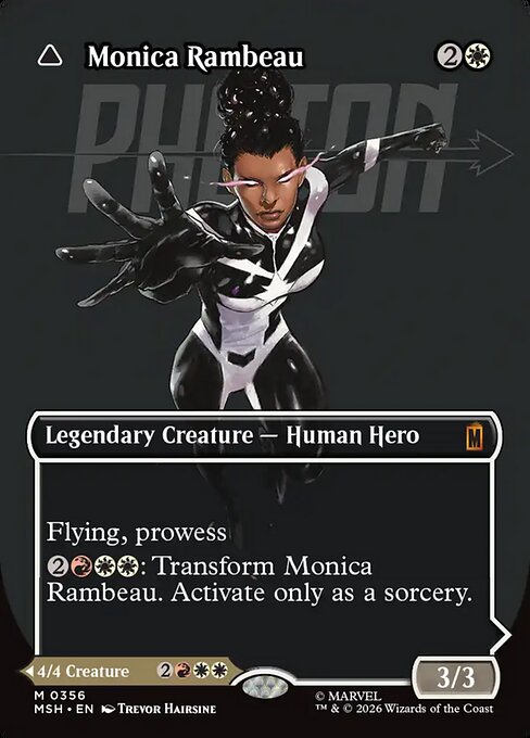 Monica Rambeau // Photon, Living Light - Marvel Super Heroes #356 - Borderless Foil — product image