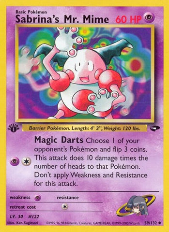 Sabrina's Mr. Mime - Gym Challenge #059/132 - Non-Foil