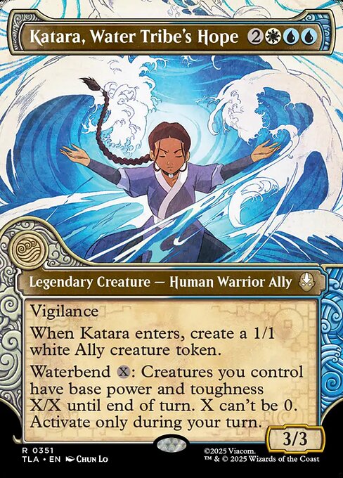 Katara, Water Tribe's Hope - Avatar: The Last Airbender #351 - Showcase Foil — product image