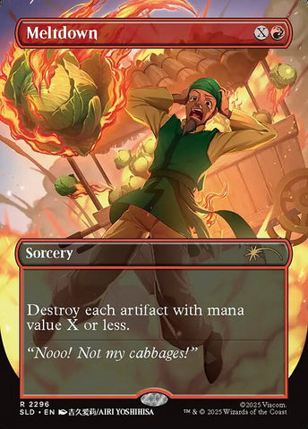 Meltdown - Secret Lair Drop #2296 - Borderless Foil