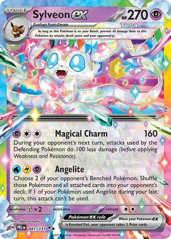 Sylveon ex - 041/131 - SV: Prismatic Evolutions #041/131 - Foil