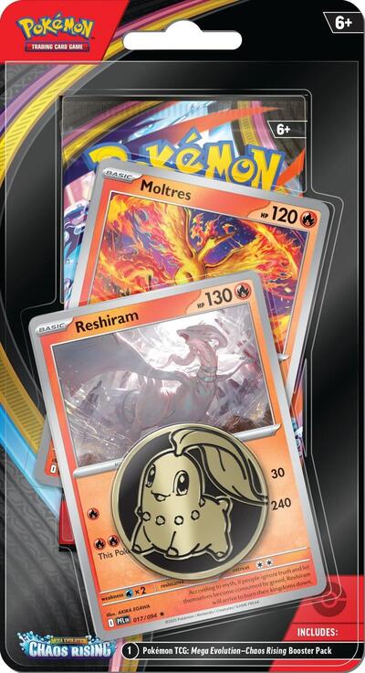 Chaos Rising Single Pack Blister [Reshiram/Moltres] — product image