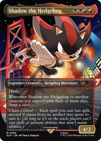 Shadow the Hedgehog - Secret Lair Drop #2086 - Borderless Foil