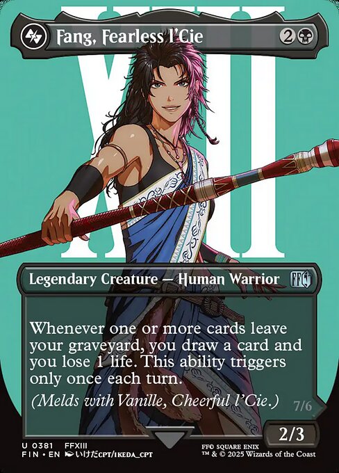 Fang, Fearless l'Cie - Final Fantasy #381 - Borderless Non-Foil — product image