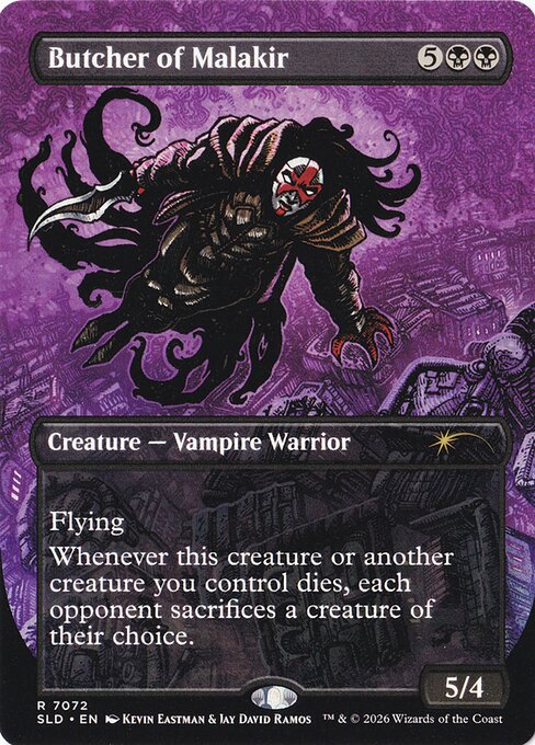 Butcher of Malakir - Secret Lair Drop #7072 - Borderless Foil — product image