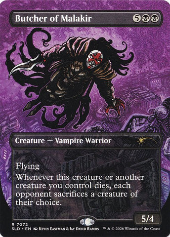 Butcher of Malakir - Secret Lair Drop #7072 - Borderless Foil
