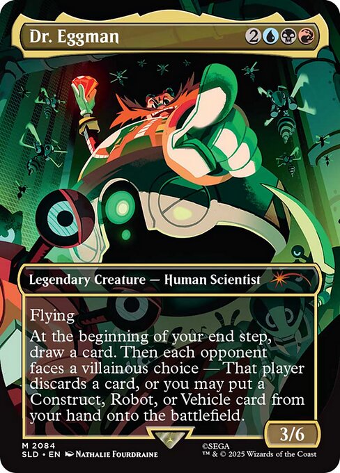 Dr. Eggman - Secret Lair Drop #2084 - Borderless Foil — product image