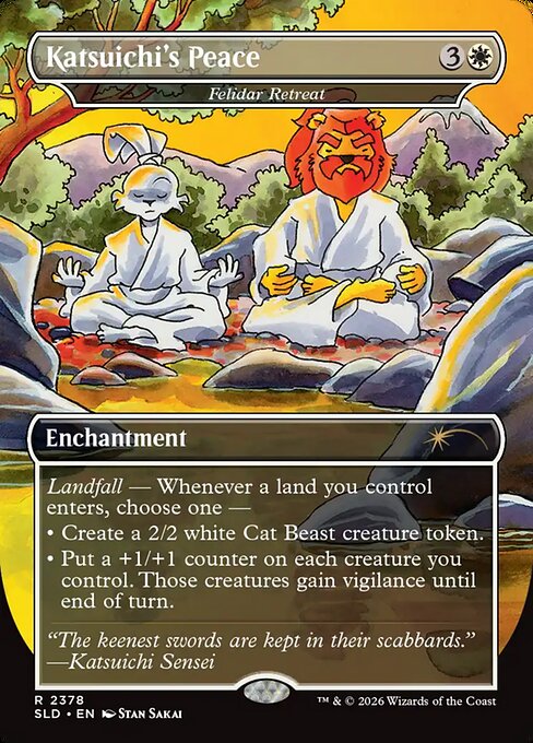 Felidar Retreat - Secret Lair Drop #2378 - Borderless Foil — product image
