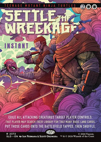 Settle the Wreckage - Secret Lair Drop #2372 - Borderless Foil