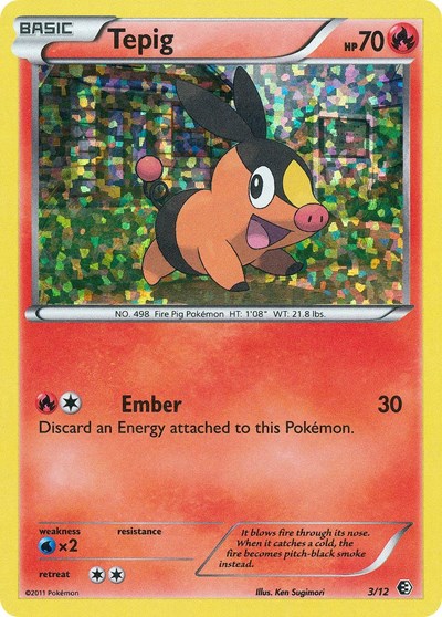 Tepig - 3/12 - McDonald's Promos 2011 #003/012 - Foil — product image