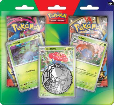 2-Pack Blister Pack [Oddish, Gloom, & Vileplume] — product image