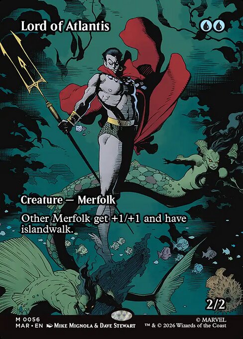 Lord of Atlantis - Marvel Universe #56 - Borderless Foil — product image