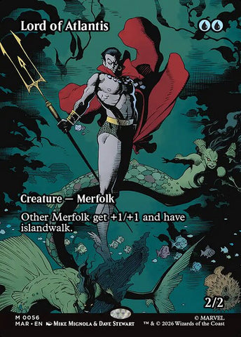 Lord of Atlantis - Marvel Universe #56 - Borderless Foil