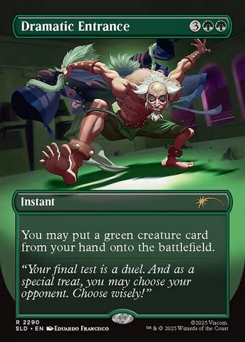 Dramatic Entrance - Secret Lair Drop #2290 - Borderless Foil