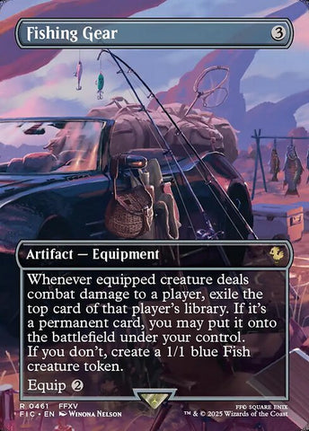 Fishing Gear - Final Fantasy Commander #461 - Borderless Foil