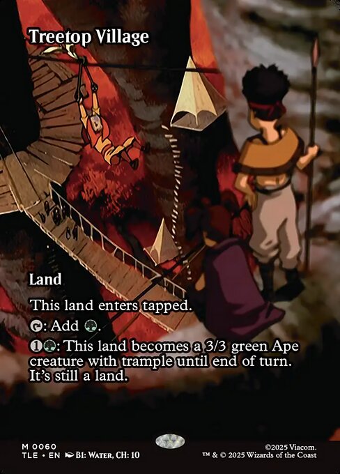 Treetop Village - Avatar: The Last Airbender Eternal #60 - Borderless Foil — product image