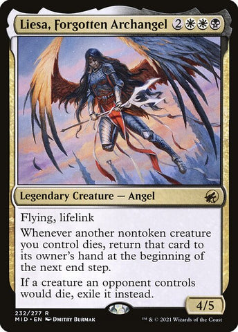 Liesa, Forgotten Archangel - Innistrad: Midnight Hunt #232 - Foil