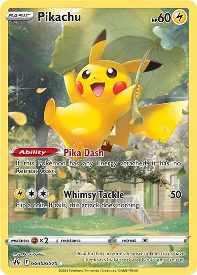 Pikachu - SWSH: Crown Zenith: Galarian Gallery #GG30/GG70 - Foil — product image