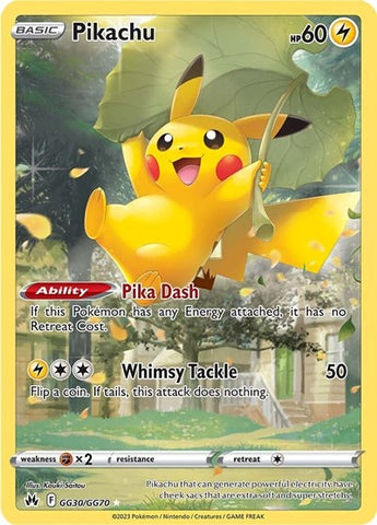 Pikachu - SWSH: Crown Zenith: Galarian Gallery #GG30/GG70 - Foil