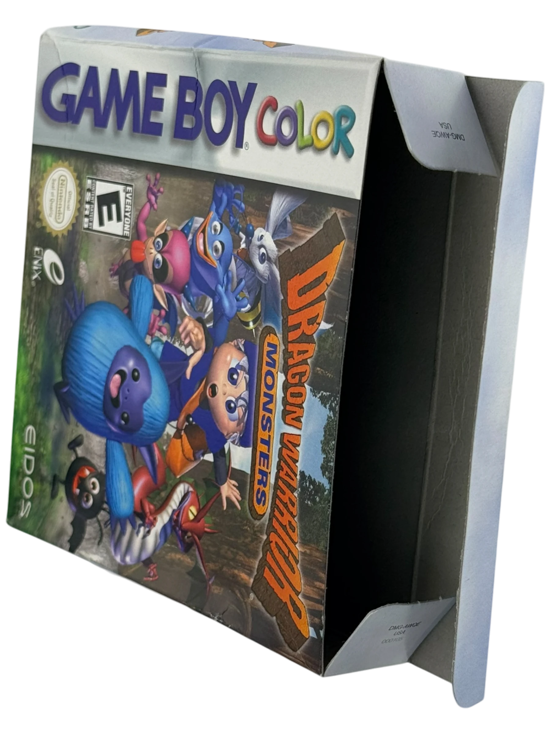 Coolection Dragon Warrior Monsters Game Boy Color complete in box with manual and original packaging. Features colorful monsters.