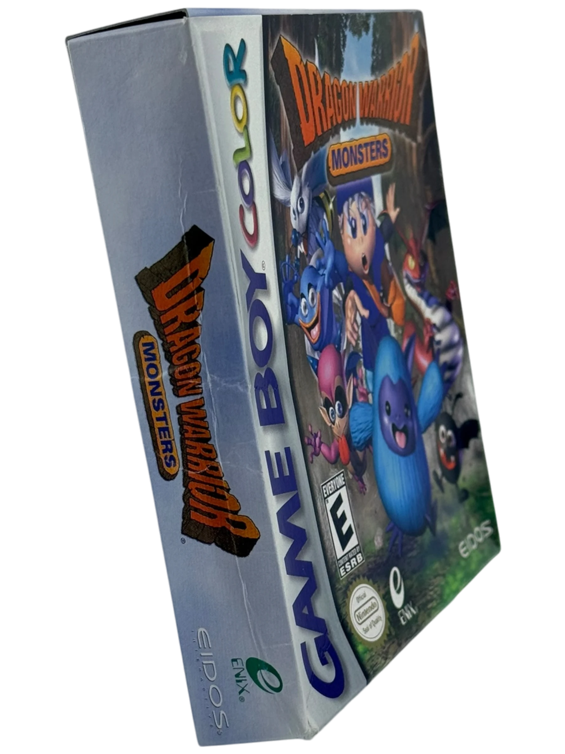 Coolection Dragon Warrior Monsters Game Boy Color complete in box with manual and original packaging. Features colorful monsters and characters.