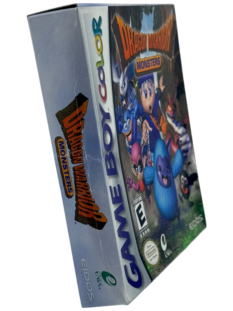Coolection Dragon Warrior Monsters Game Boy Color complete in box with manual and original packaging. Features colorful monsters and characters.