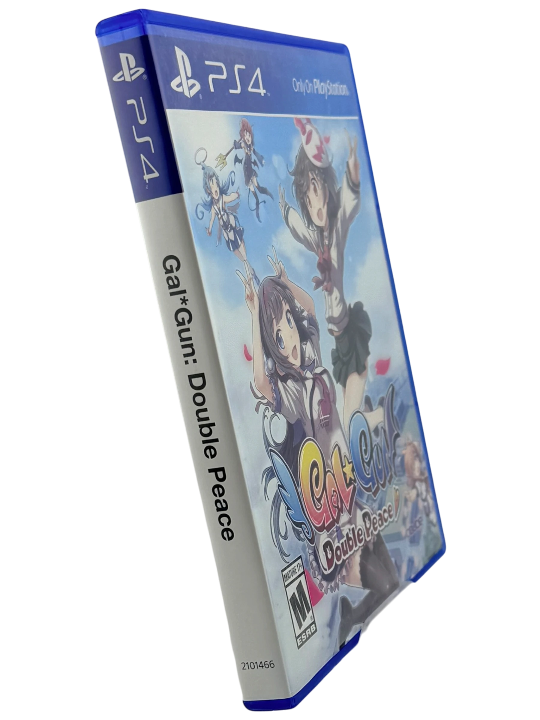 Coolection GalGun: Double Peace PlayStation 4 game case, complete in box with disc, case, and cover art. Features anime characters and M rating.