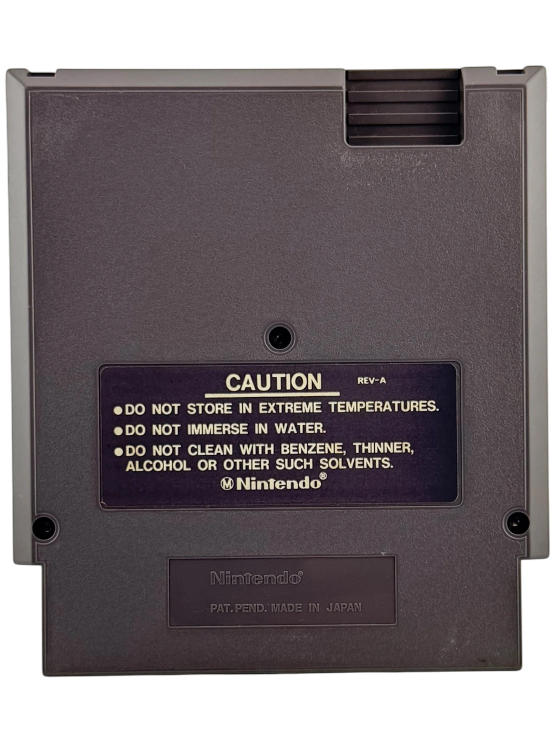 Coolection Gauntlet NES cartridge, grey plastic with caution label and Nintendo logo. Loose copy.