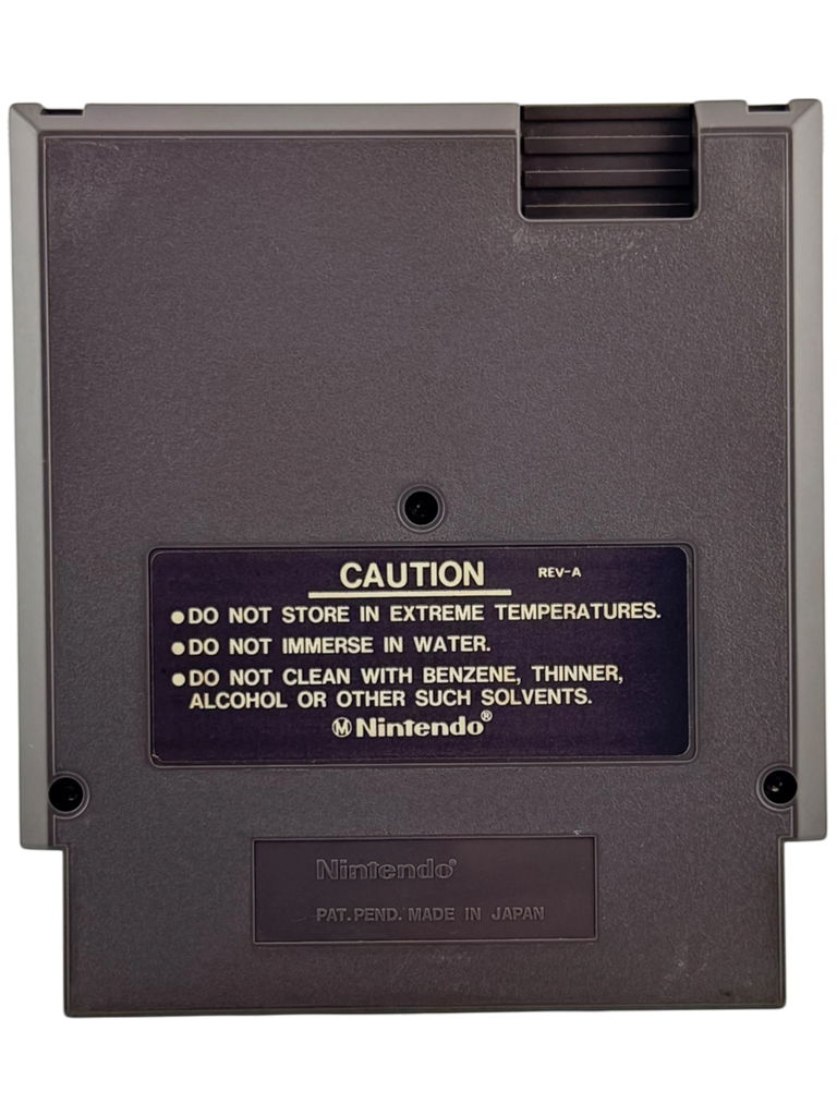 Coolection Gauntlet NES cartridge, grey plastic with caution label and Nintendo logo. Loose copy.