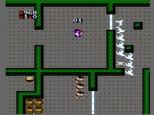 Coolection Gauntlet NES game cartridge, featuring dungeon crawling gameplay with pixelated characters and treasure chests.