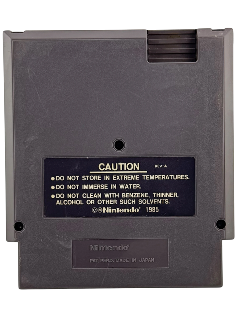 Coolection Hoops NES game cartridge, grey plastic with caution label and Nintendo branding. Tested and functional.