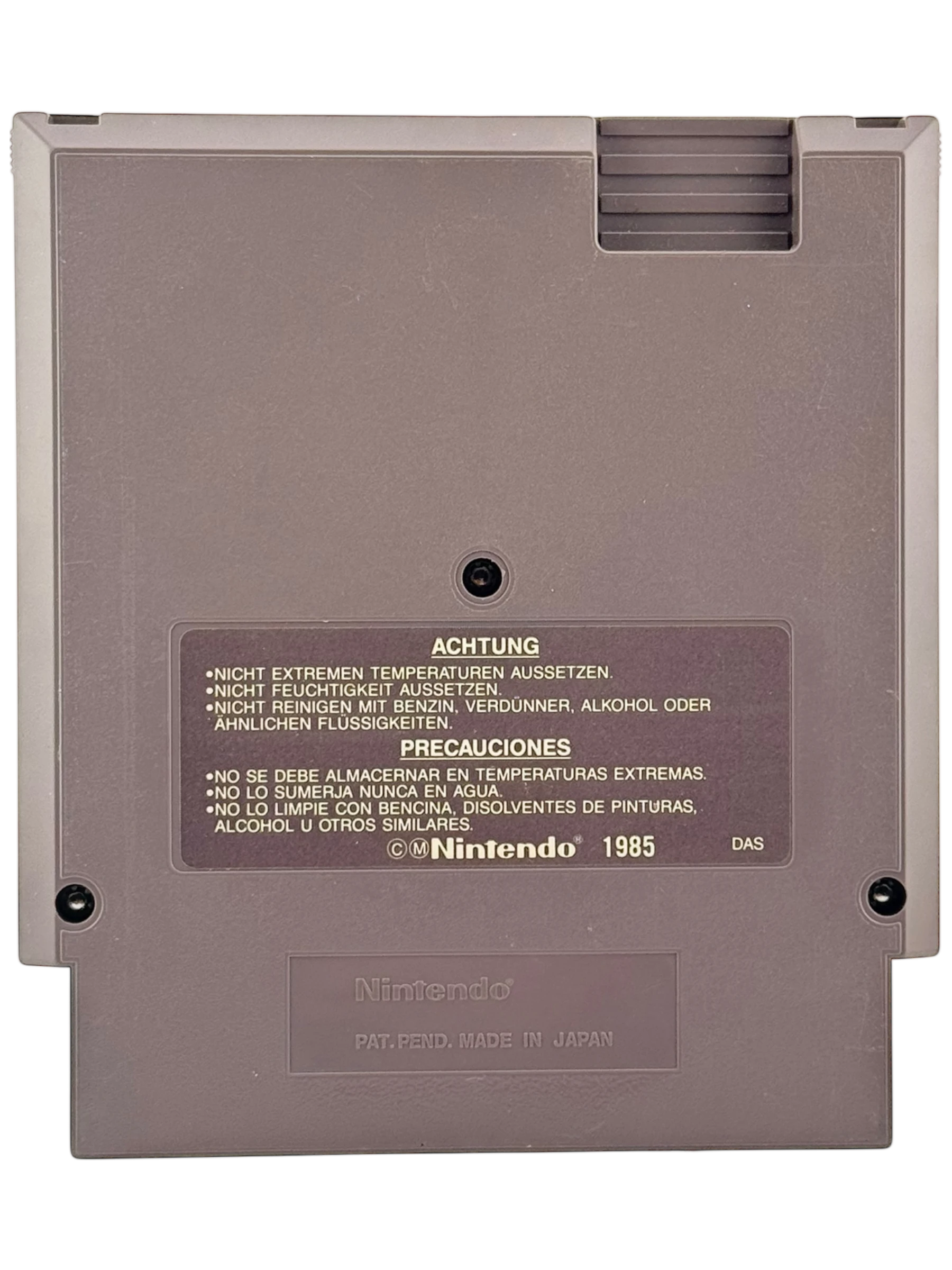 Coolection Little Samson NES PAL game cartridge, grey plastic, loose, tested, made in Japan.